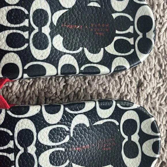 COACH Keith Haring Mickey Slide Sandals - Picture 3 of 8